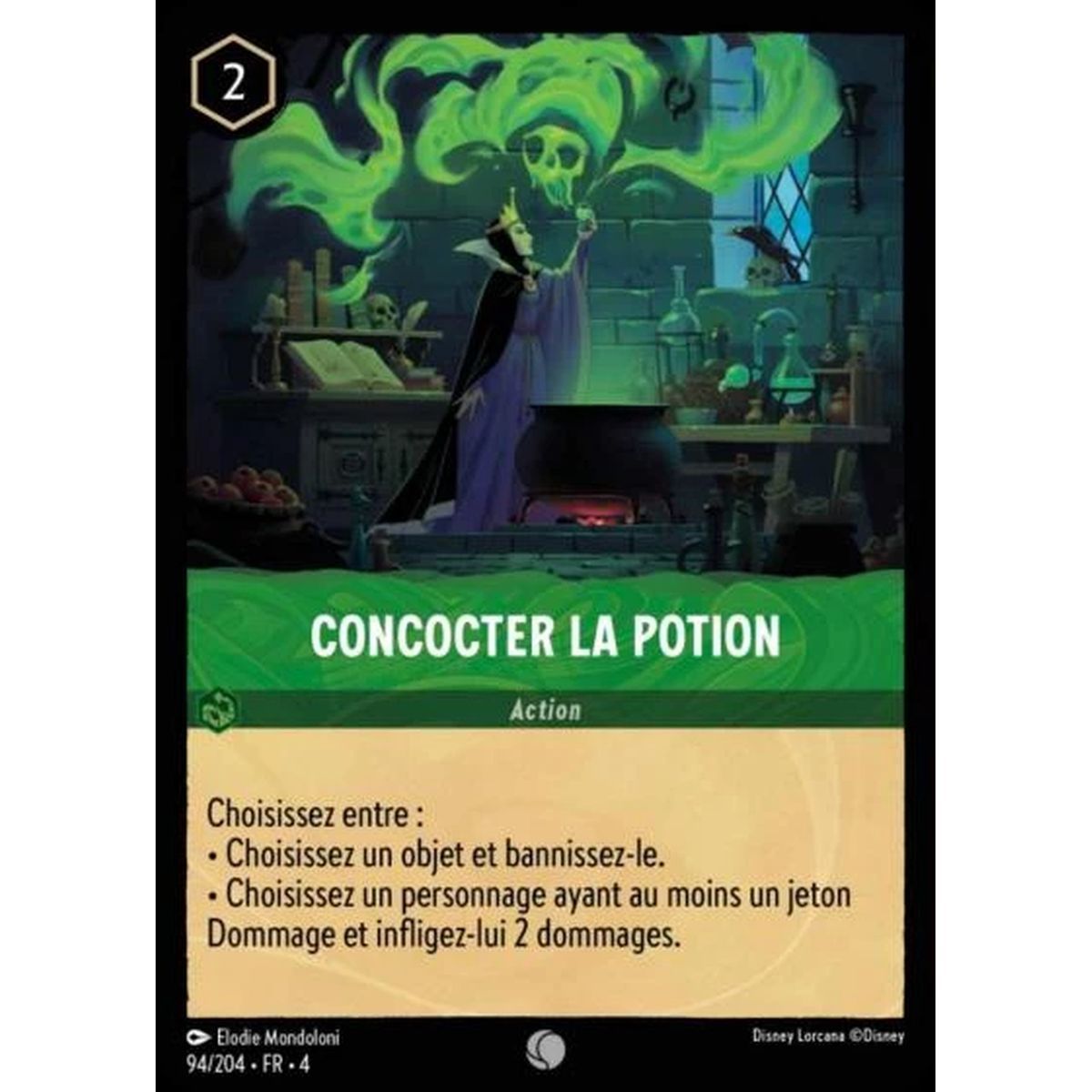 Item Concocter la potion - 94/204 - URR - Le Retour d'Ursula - Brillante - Premium - Français