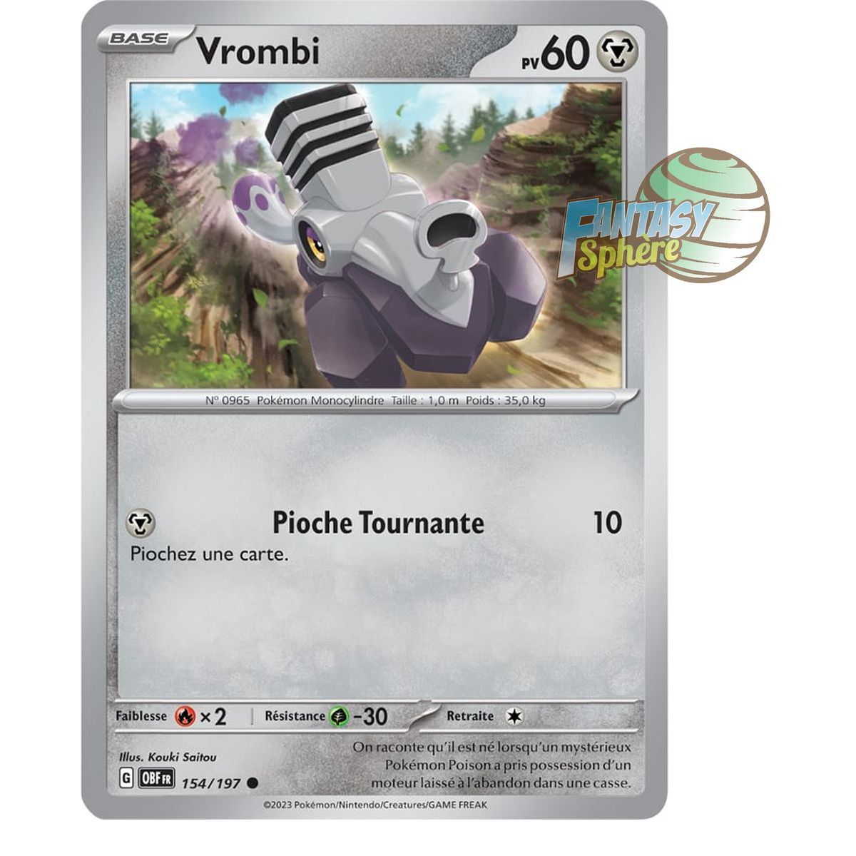 Item Vrombi - Commune 154/197 - Ecarlate et Violet Flammes Obsidiennes