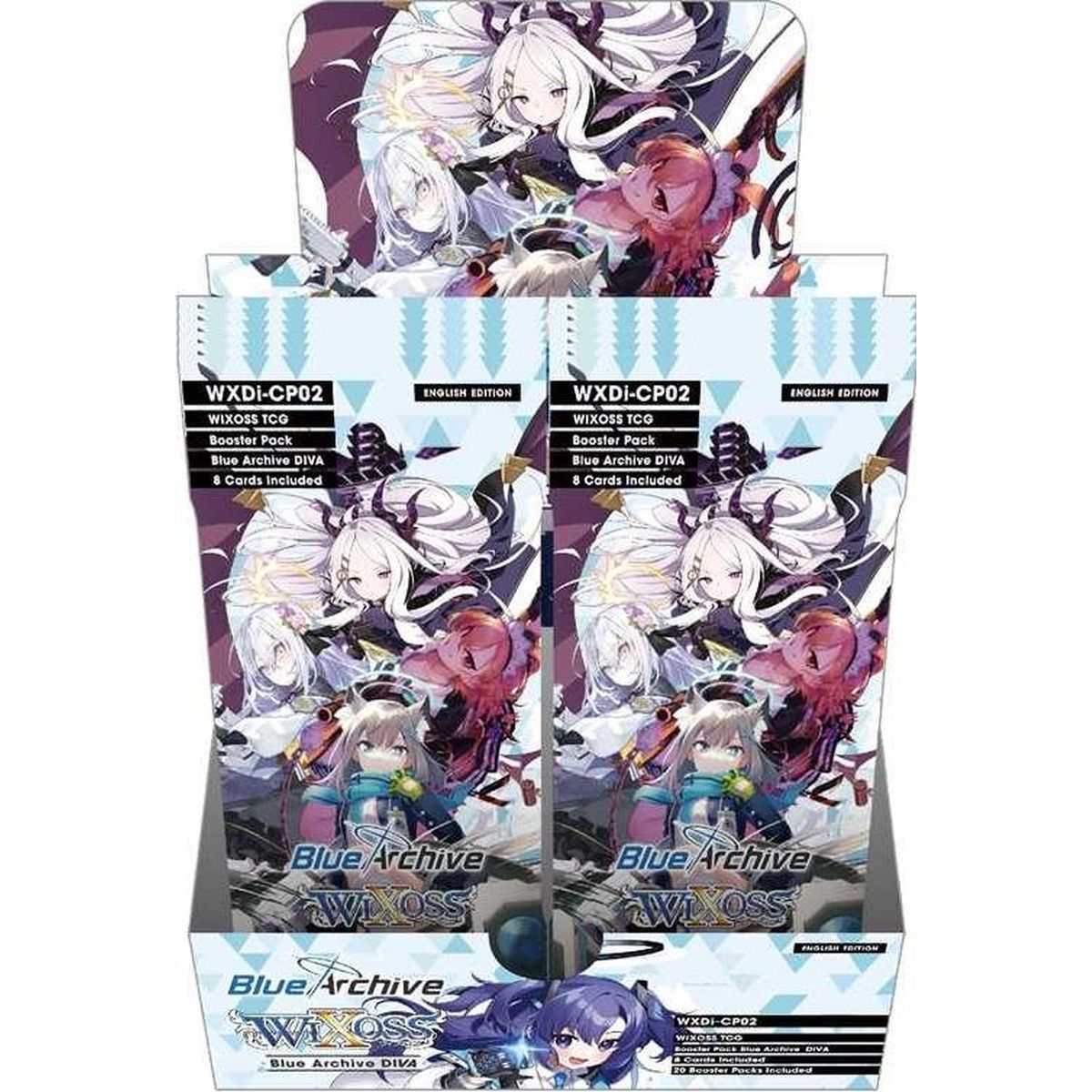 WIXOSS - Display - Boite de 20 Boosters - CP02 Blue Archive - EN