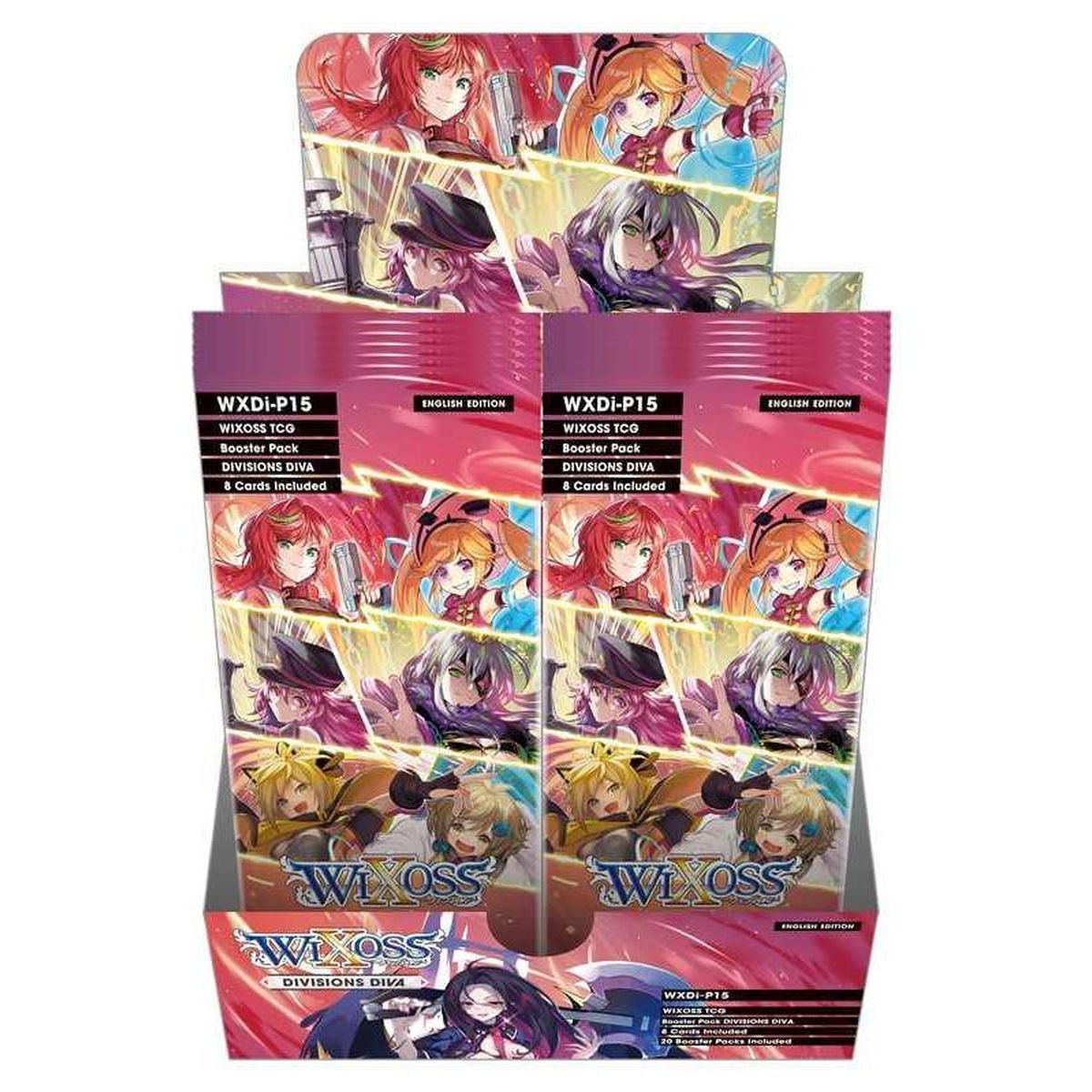 WIXOSS - Display - Boite de 20 Boosters - P15 Division Diva - EN