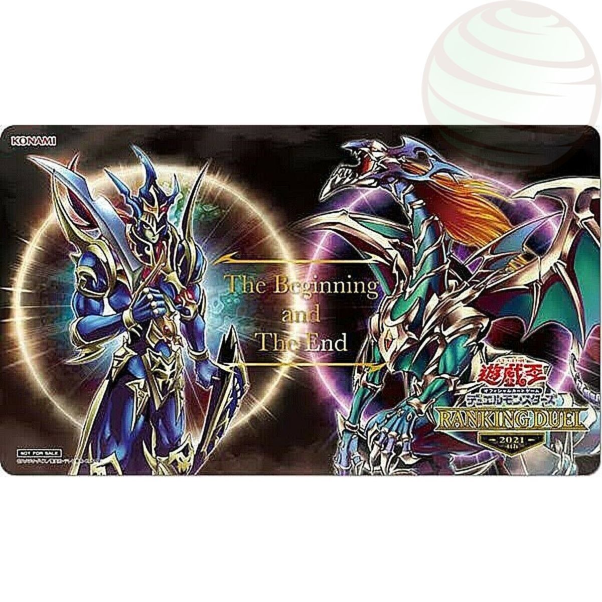 YGO - Tapis de Jeu - Ranking Duel 2021 : 4th "Dragon Empereur du Chaos & Soldat du Lustre Noir" - OCG - Japonais