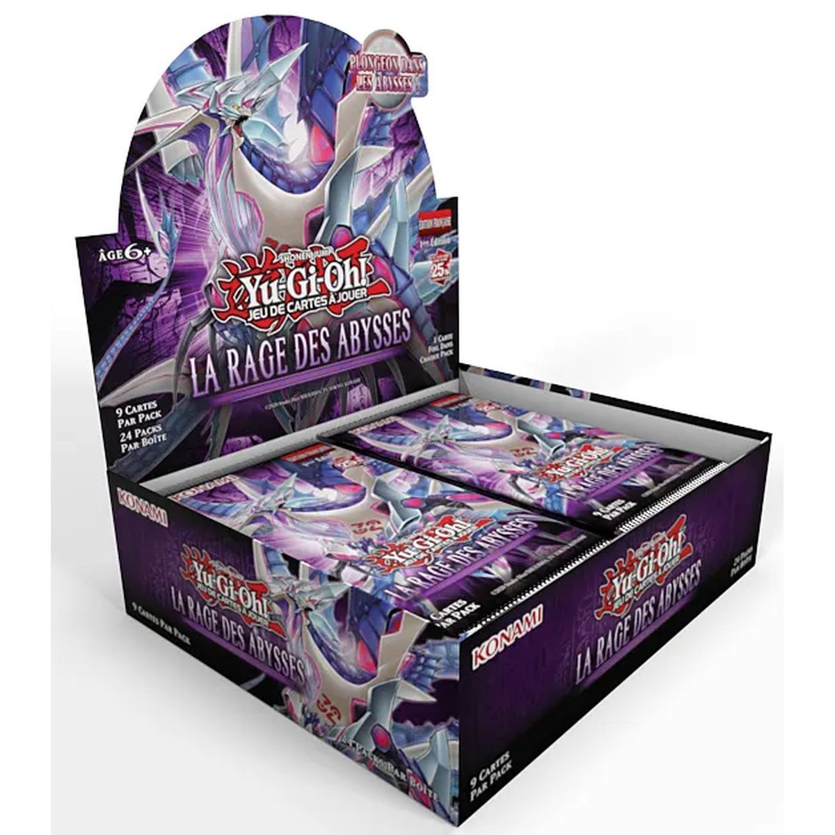 Yu-Gi-Oh! - Boîte de 24 Boosters -  La Rage des Abysses - FR