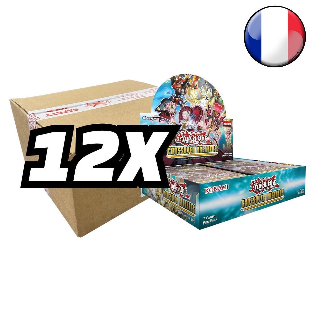 Yu-Gi-Oh! - Carton de 12 Boîte de 24 Booster - Croisée Infernale - FR