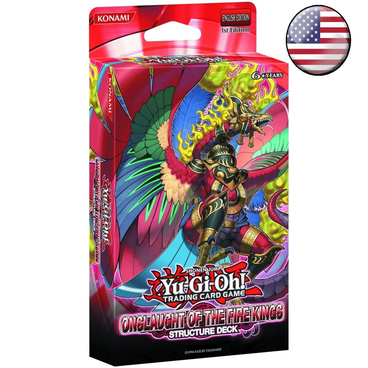 Item Yu-Gi-Oh! - Deck de Structure - Assaut des Rois du Feu - 1st Edition - Americain US