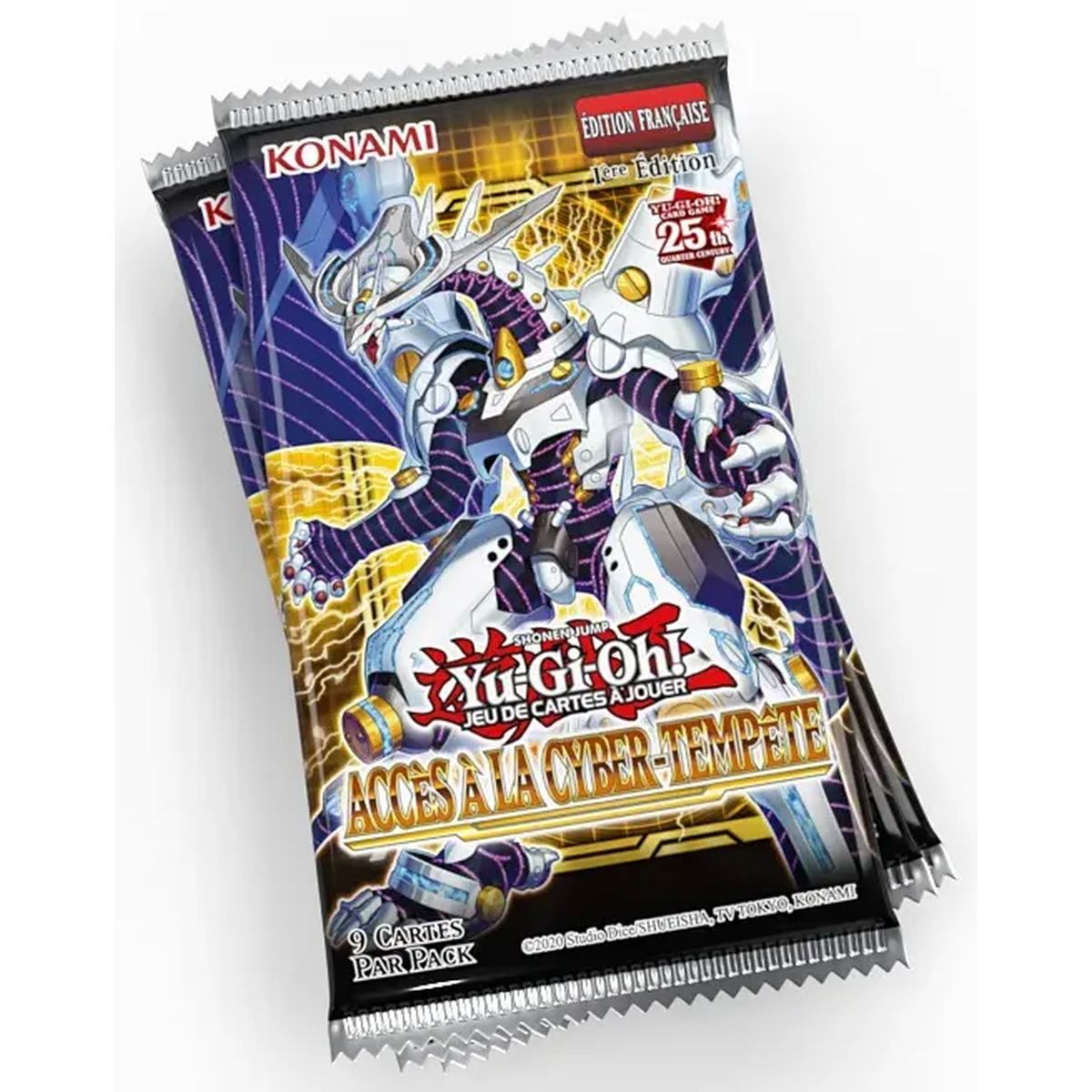 Yu-Gi-Oh! - Display - Boite de 24 Boosters - Accès à la Cyber-Tempête - FR