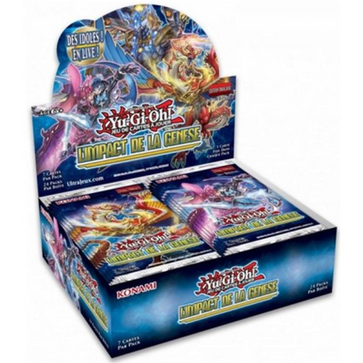 Yu-Gi-Oh! - Display - Boite de 24 Boosters - Impact de la Génèse - FR