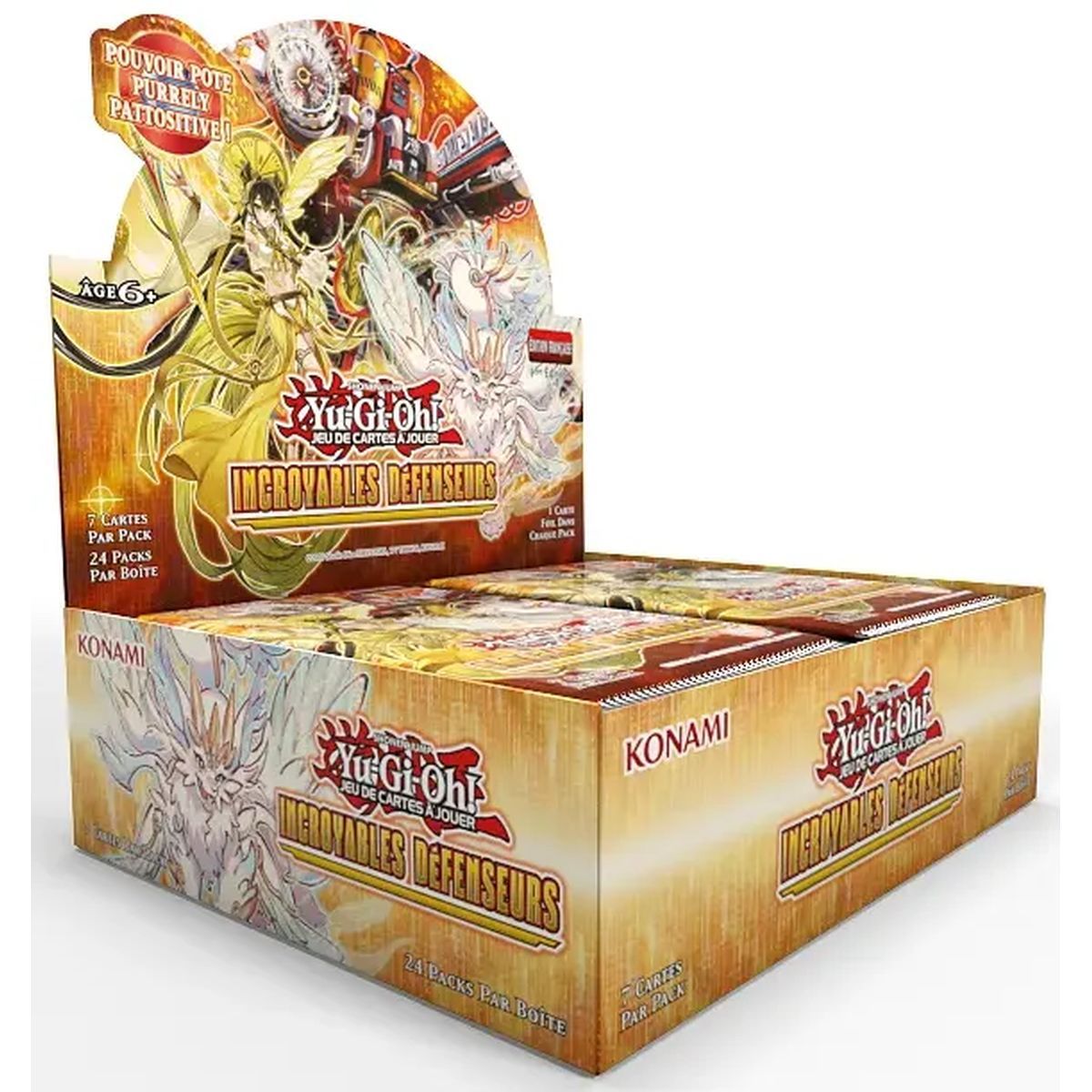 Item Yu-Gi-Oh! - Display - Boite de 24 Boosters - Incroyables Defenseurs - FR