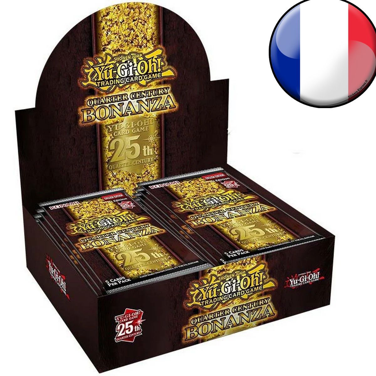 Item Yu-Gi-Oh! JCC - Boîte de 24 Boosters - Bonanza du Quart de Siècle - FR