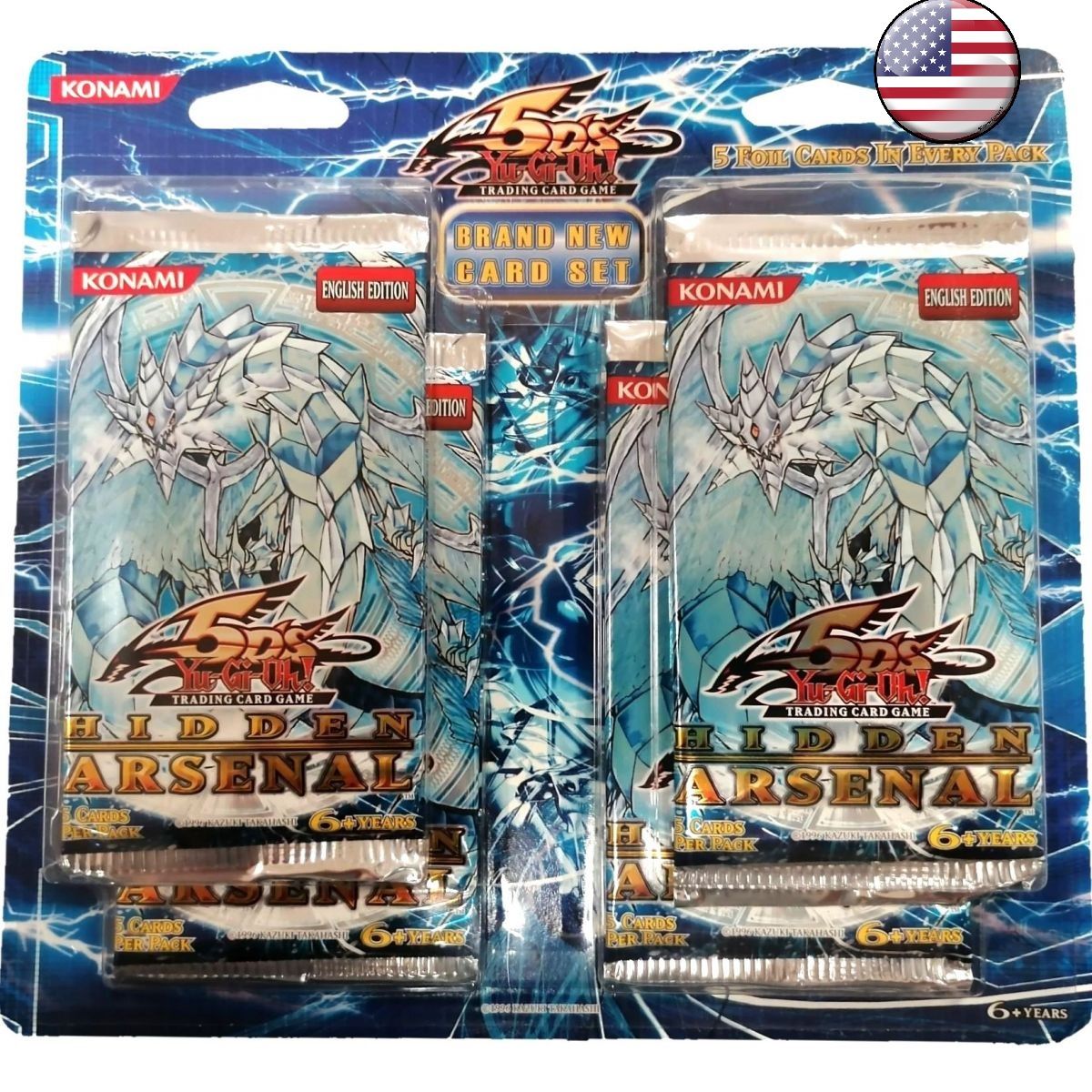Item Yu-Gi-Oh! - Pack de 4 Boosters- Arsenal Mystérieux 1 - Americain US