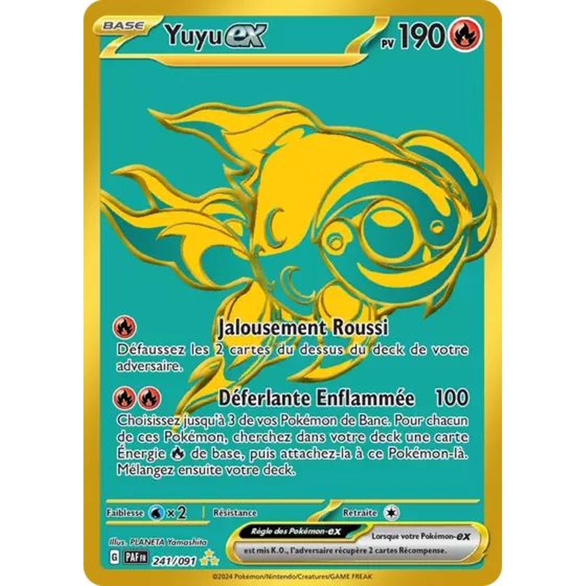 Yuyu EX -  Secrete Rare 241/91 - Ecarlate et Violet Destinées de Paldea